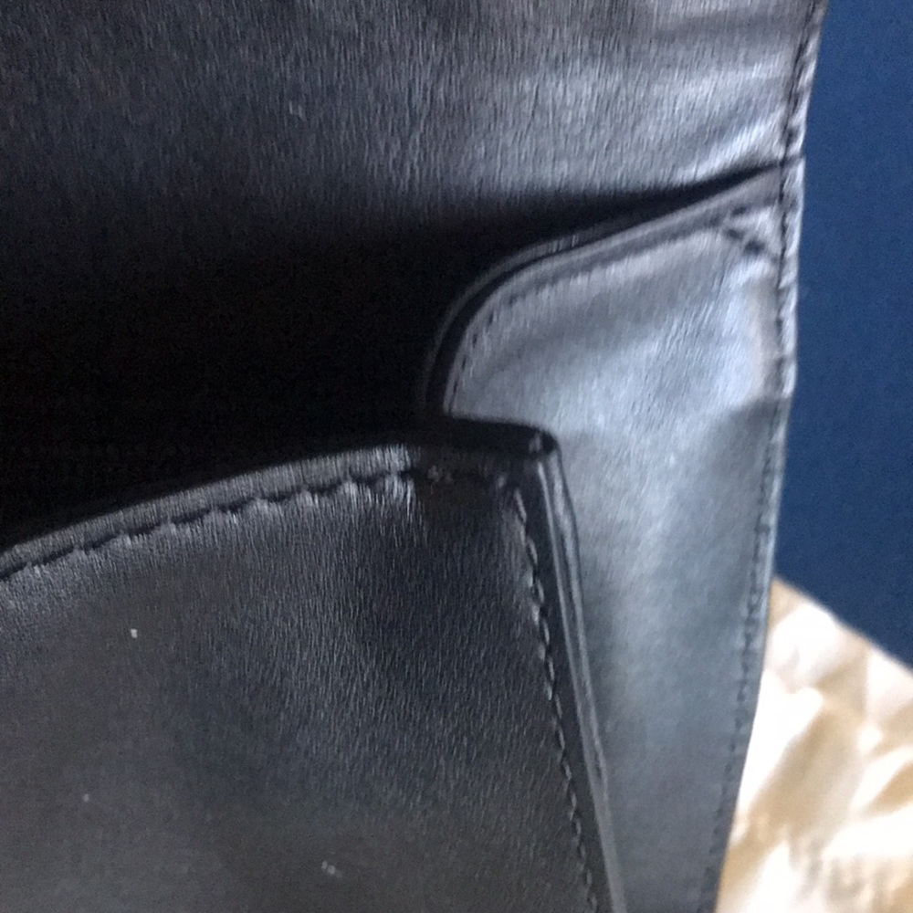 Michael Kors Leather Natalia Tile Black Clutch And Dust Bag NWT - Picture 5 of 7